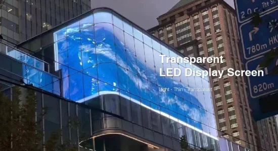 Крытая наружная стеклянная оконная занавеска, прозрачный светодиодный экран P3.91-7.8, светодиодная видеостена, реклама для торгового центра
