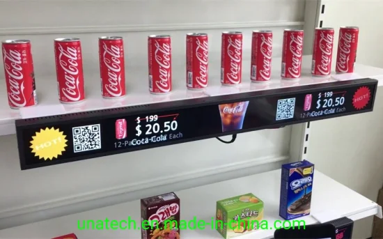 Легкая установка P1.5 Крытый экран Signage СИД цифров полки товара супермаркета